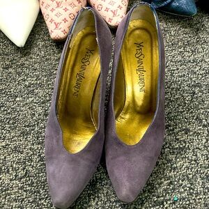 Yves Saint Laurent Suede Heels